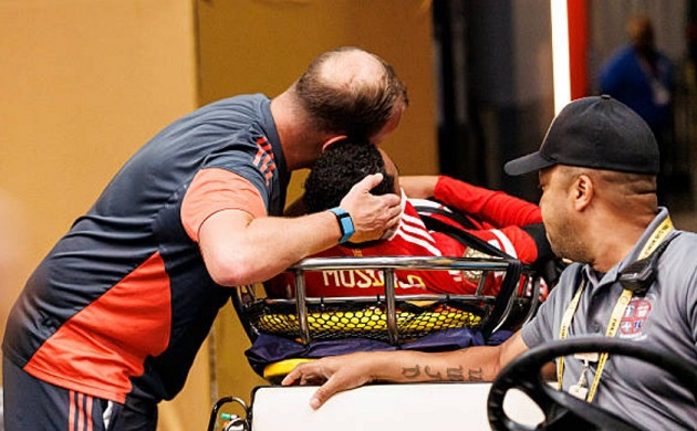 Báo Đức: Musiala khả năng gãy chân sau va chạm với Donnarumma