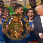 Phản ứng khó đỡ của Donald Trump tại chung kết Club World Cup khi bị yêu cầu rời bục
