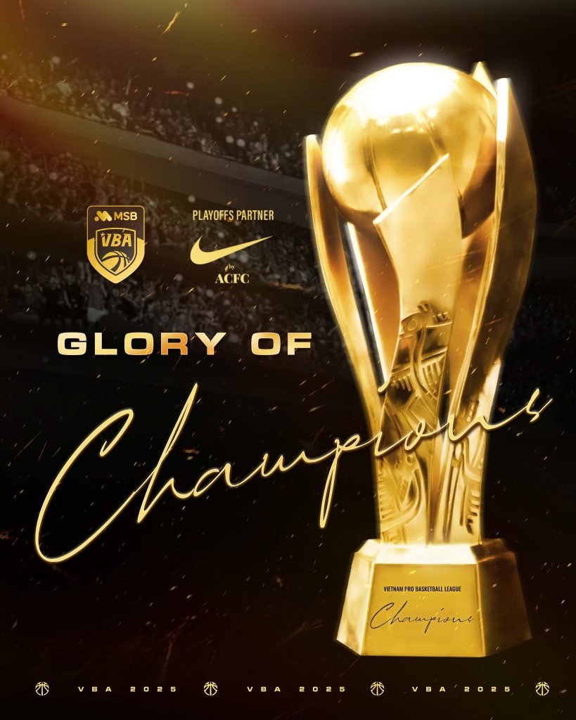 BTC VBA 2025 công bố Cúp vô địch mới