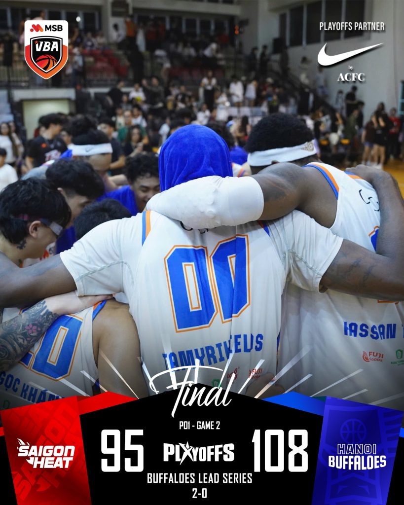 Kết quả VBA 2025 Playoff 1 Game 2: Saigon Heat trở thành cựu vô địch