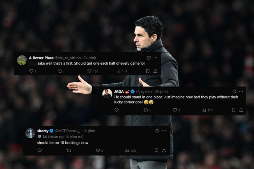 CĐV Liverpool phẫn nộ với hành vi của HLV Mikel Arteta