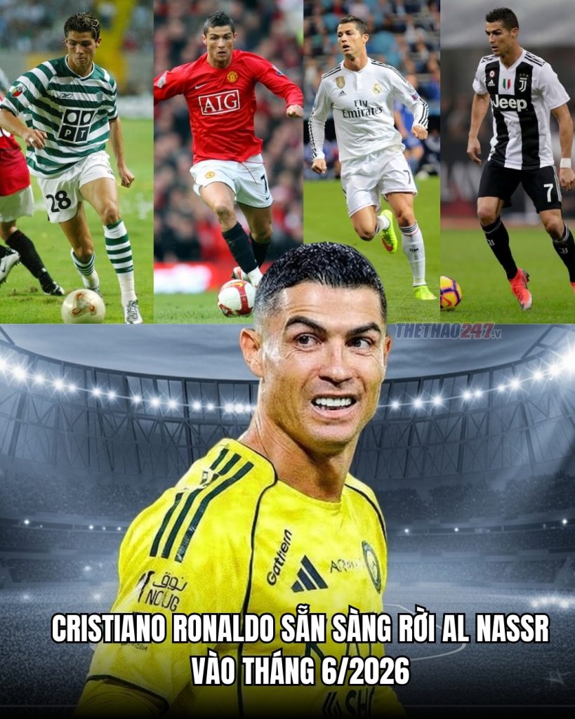 Lộ hợp đồng mật, Ronaldo có thể rời Al Nassr ngay lập tức?